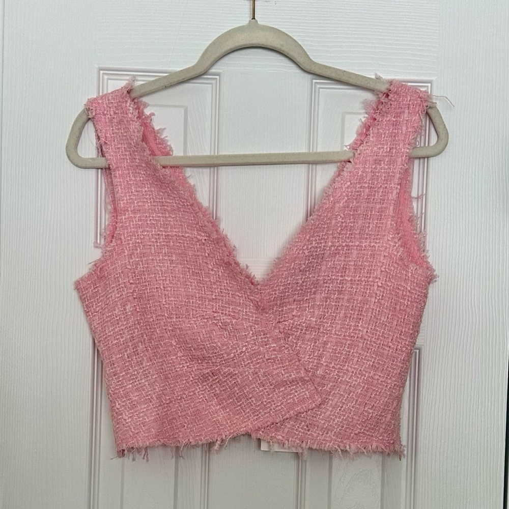 Zara Tweed top